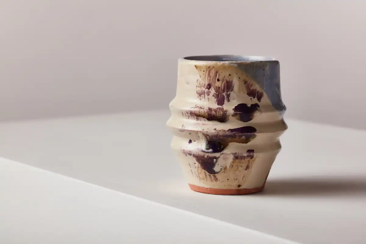 Utilitarian ceramic vessel by Paulina Rizzo