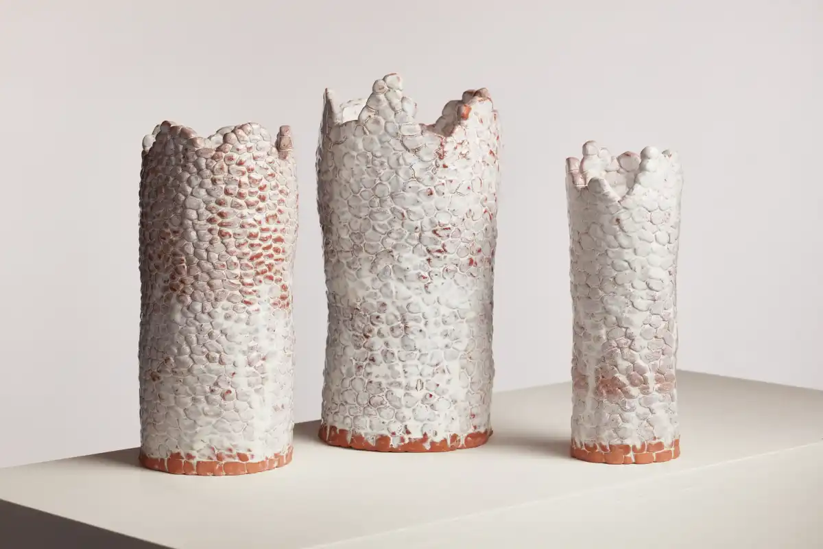 Utilitarian ceramic vessel by Paulina Rizzo