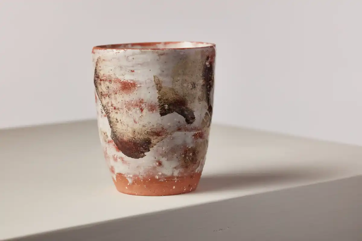 Utilitarian ceramic vessel by Paulina Rizzo
