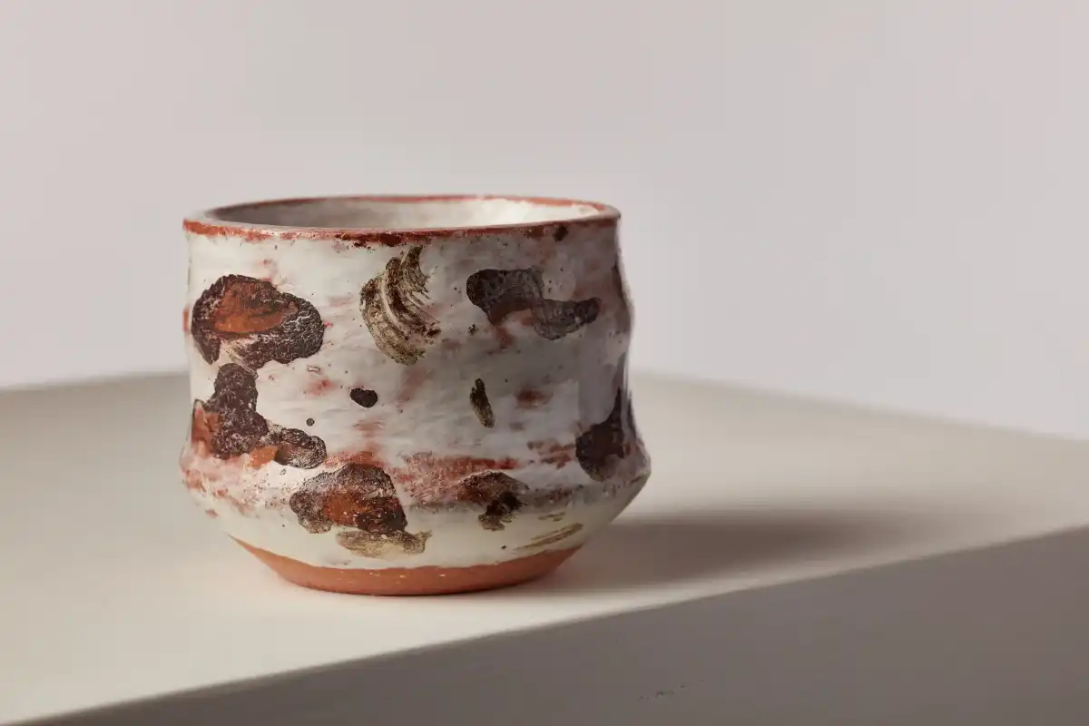 Utilitarian ceramic vessel by Paulina Rizzo