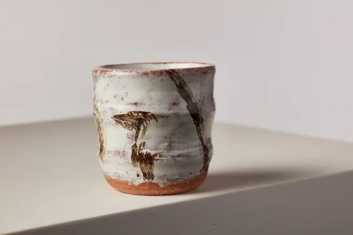 Utilitarian ceramic vessel by Paulina Rizzo