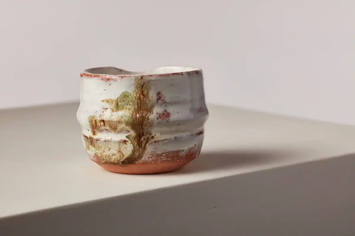Utilitarian ceramic vessel by Paulina Rizzo